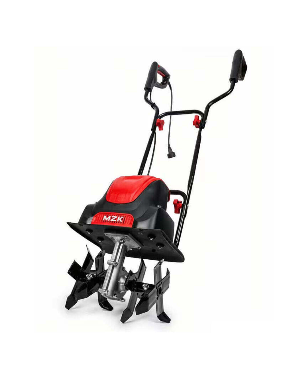 MZK 12 - Inch Electric Tiller with 8 - Inch Tilling Depth & Adjustable Wheels